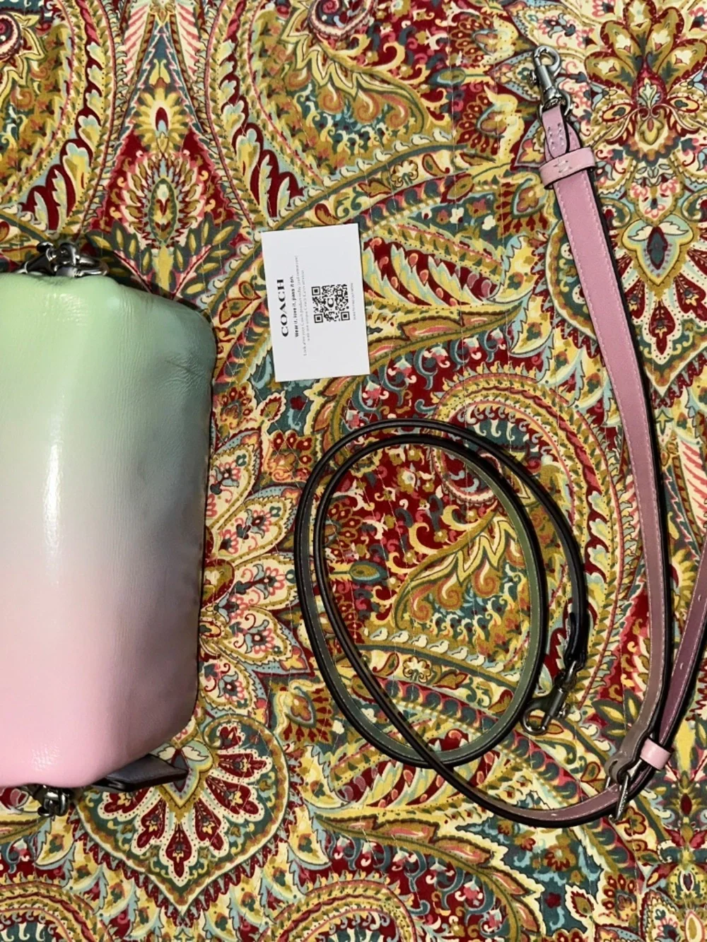COACH Pillow Tabby Shoulder Bag 18 - Ombre/Silver
